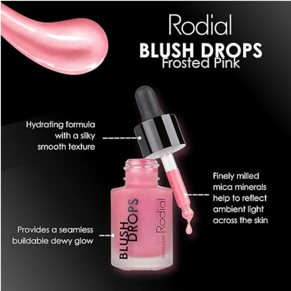 NIB RODIAL BLUSH DROPS - FROSTED PINK - Picture 4 of 7